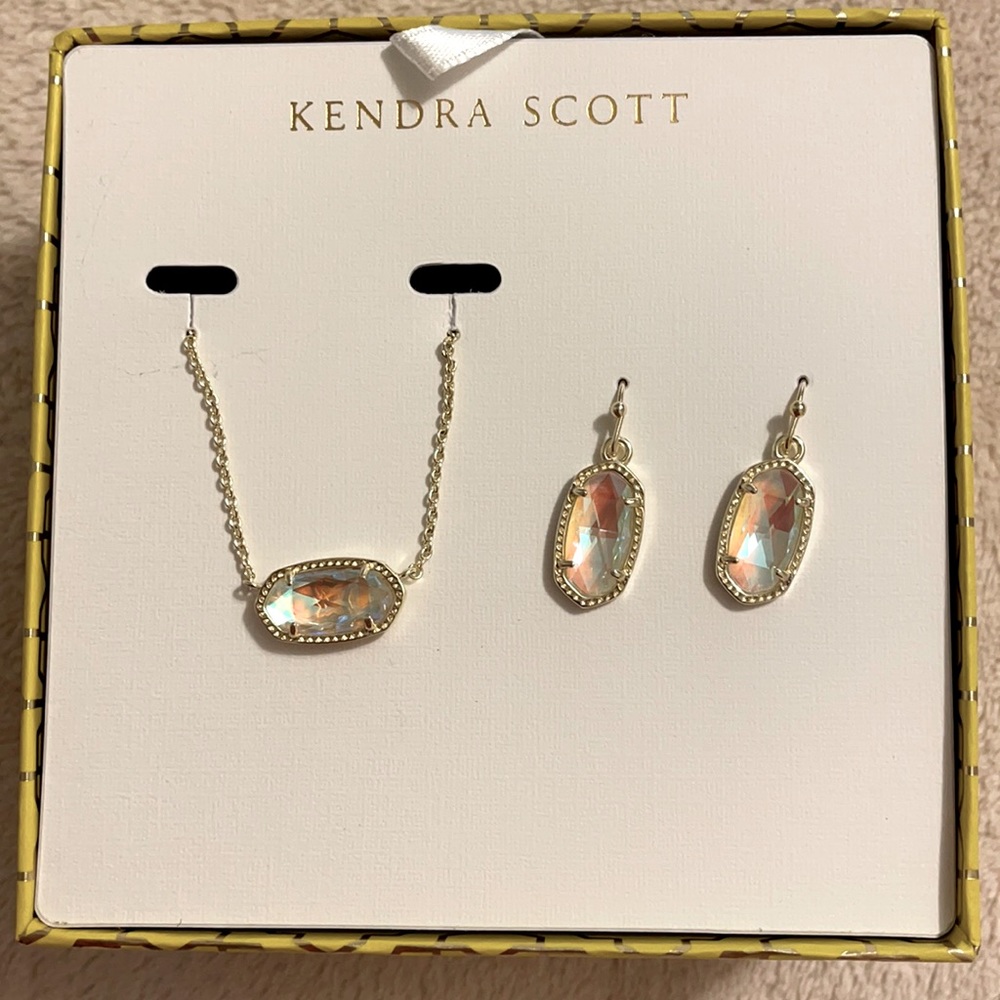 NWT Kendra Scott Gift Set Lee & Elisa Gold